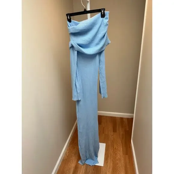 Ser O Ya Galleria Rib Knit Maxi Dress Powder Blue Small - threedaughtersproperties.com Ser O Ya Galleria Rib Knit Maxi Dress Powder Blue Small - threedaughtersproperties.com